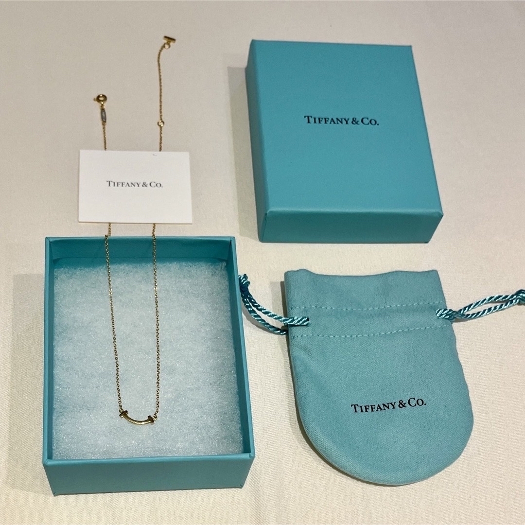 新品未使用 美品 TIFFANY \u0026 Co.ティファニーT スマイル ネックレス