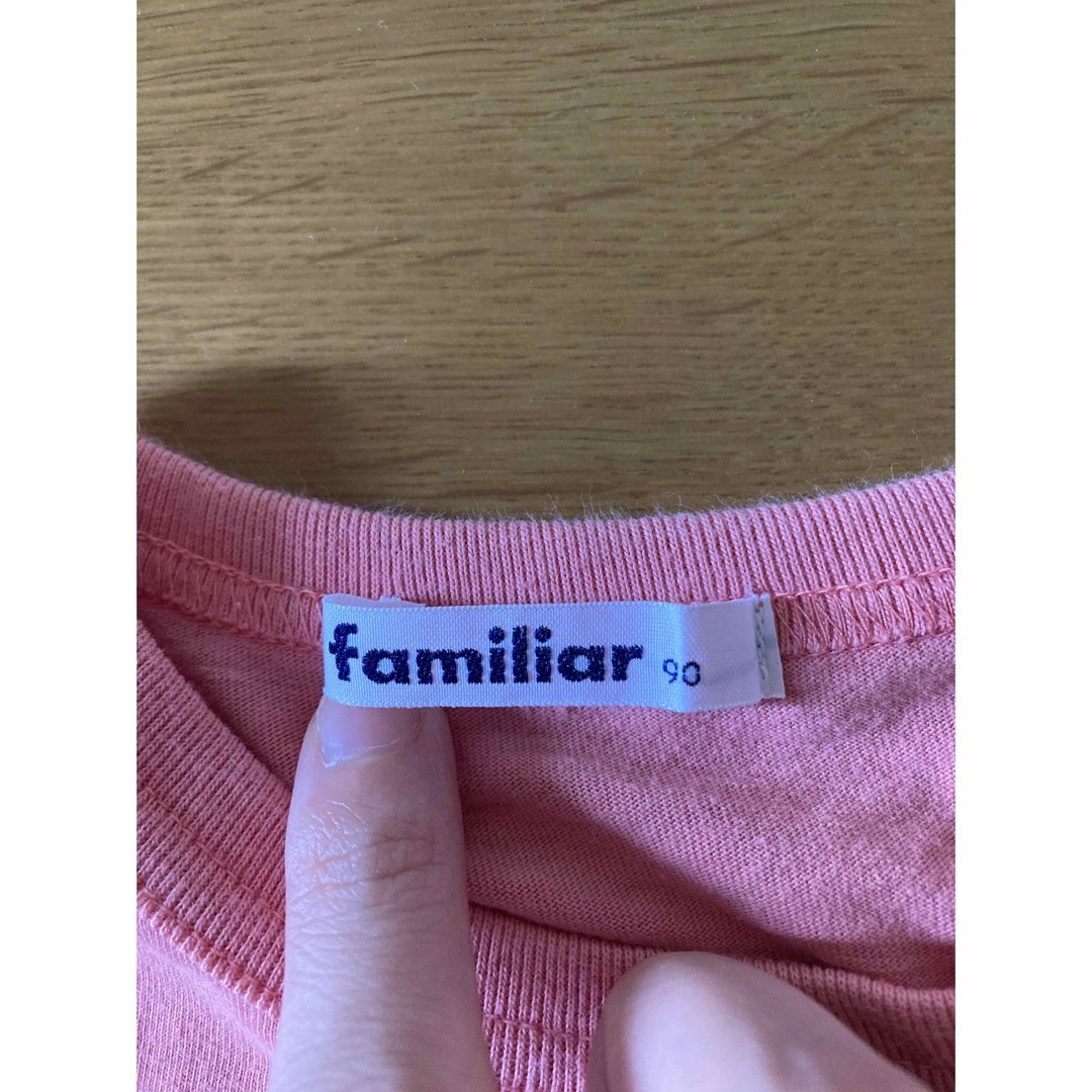 familiar(ファミリア)のファミリア長袖Tシャツ キッズ/ベビー/マタニティのキッズ服女の子用(90cm~)(Tシャツ/カットソー)の商品写真