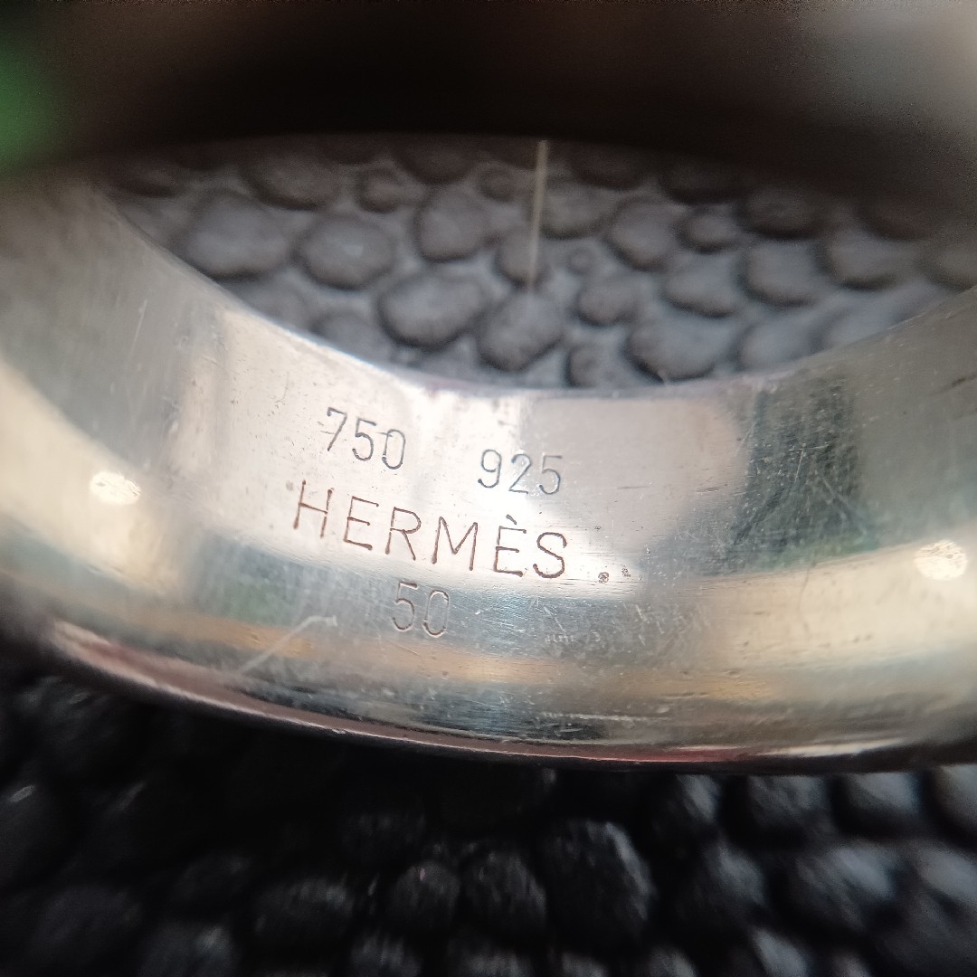 T62904) HERMES エルメス リング 指輪 Hロゴ925 750の通販 by すまとく