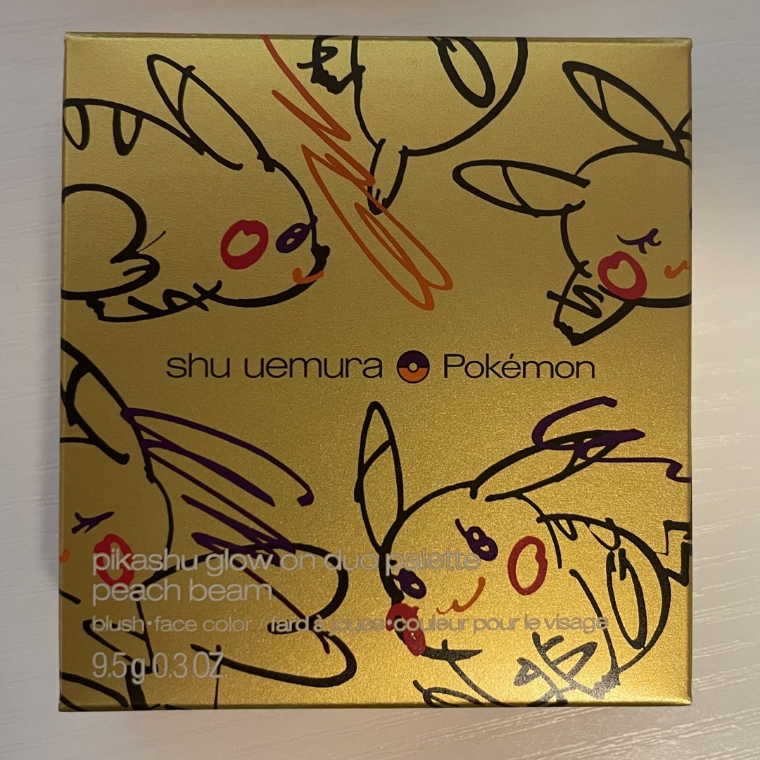 shu uemura(シュウウエムラ)のシュウウエムラ ピカシュウ グローオン デュオ パレット ピーチ ビーム チーク コスメ/美容のベースメイク/化粧品(チーク)の商品写真