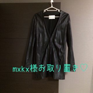 ルシェルブルー(LE CIEL BLEU)のmxkx様1月31日までお取り置き♡(ノーカラージャケット)