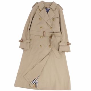 バーバリー(BURBERRY)の美品 Vintage バーバリー Burberrys コート トレンチコート 裏チェック 英国製 アウター レディース 8(M相当) ベージュ(トレンチコート)