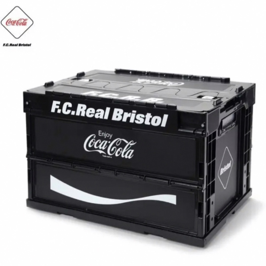 レア出品】FCRB ×コカコーラ 折りたたみ式コンテナボックス /ブラック