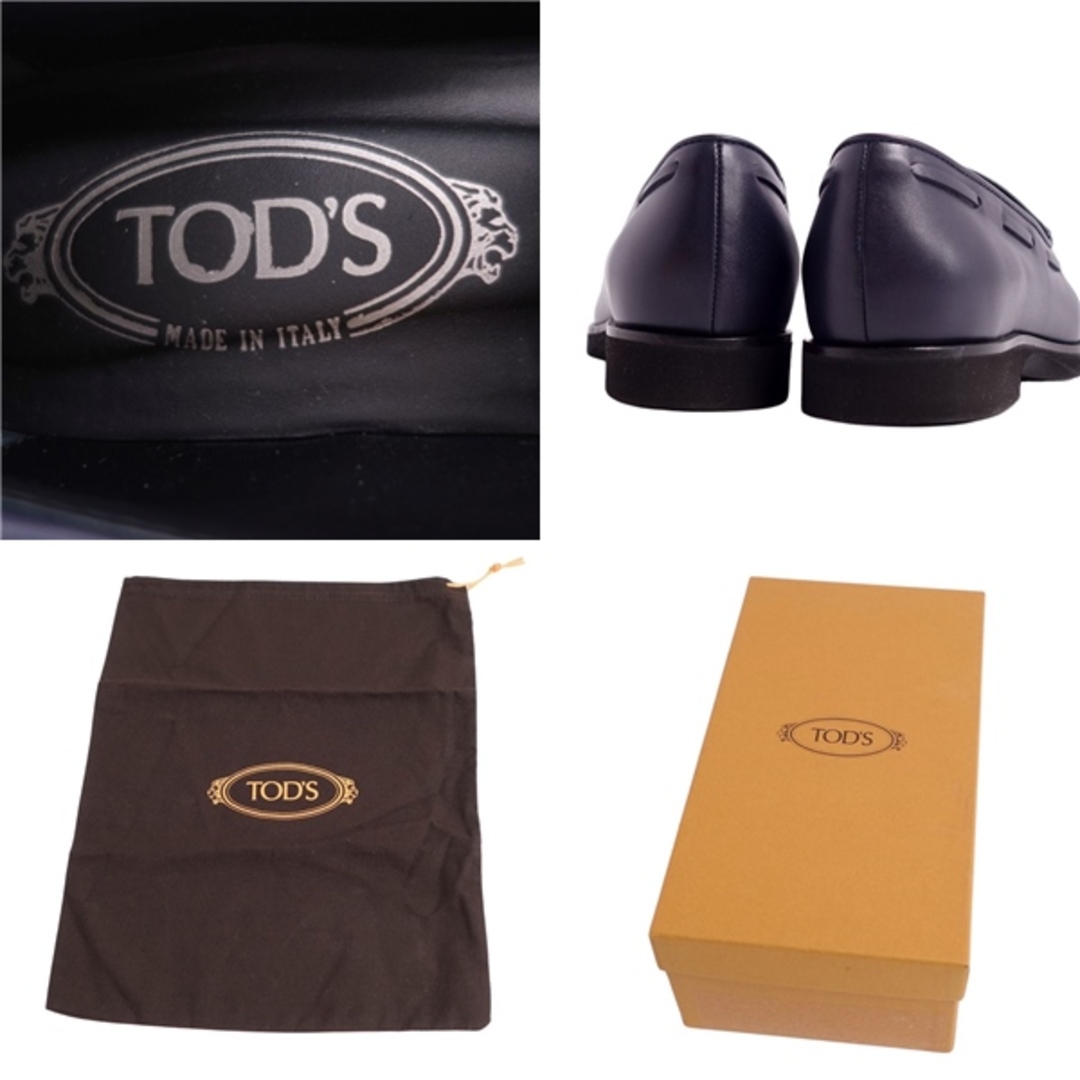 TOD'S(トッズ)のトッズ TOD'S ローファー モカシン タッセル レザーシューズ カーフレザー シューズ 靴 レディース 36.5(23.5cm相当) ネイビー レディースの靴/シューズ(ローファー/革靴)の商品写真