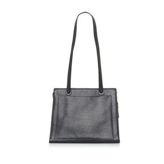 【CHANEL】シャネル 2WAYトートバッグ ココマーク ブラウン レザー ゴールド金具 /tg1185