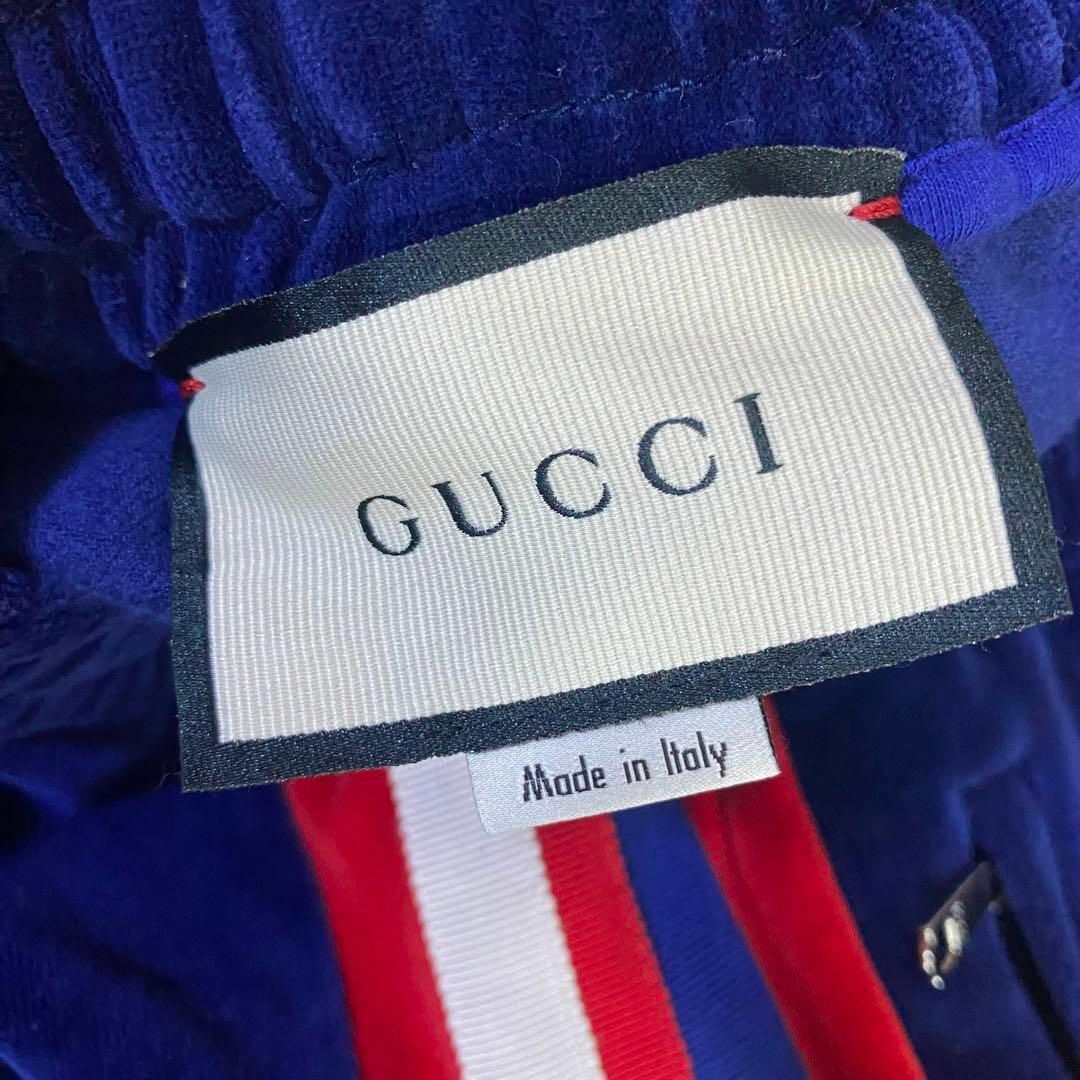 Gucci - 美品 グッチ GUCCI スウェットパンツ ベロアの通販 by 次回