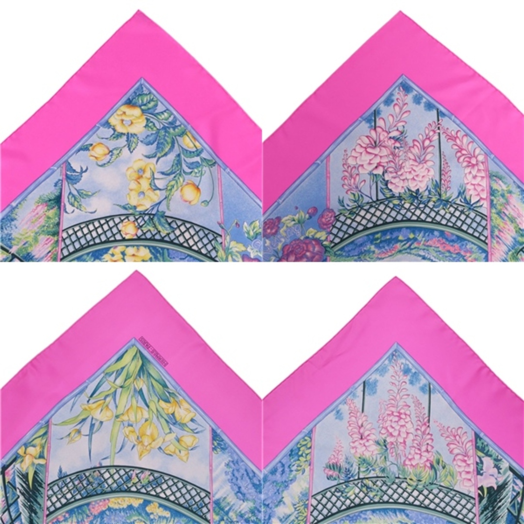 HERMES - 美品 エルメス HERMES スカーフ カレ90 GIVERNY 庭 花 HERMES - 美品 エルメス HERMES スカーフ カレ90 GIVERNY 庭 花