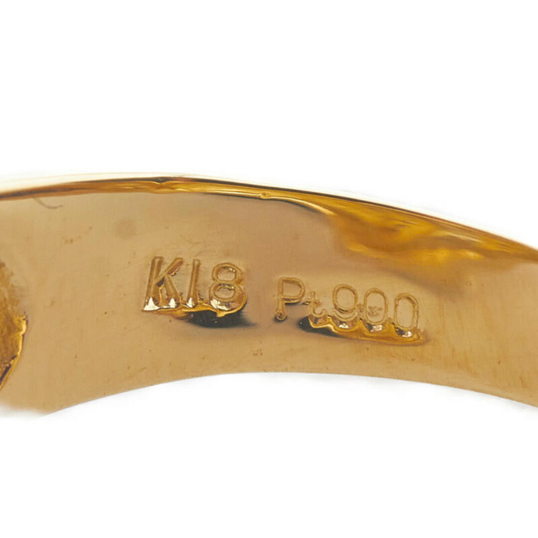 美品 K18 ゴールド リング 指輪 ダイヤ 0.06ct 【1-0117526】