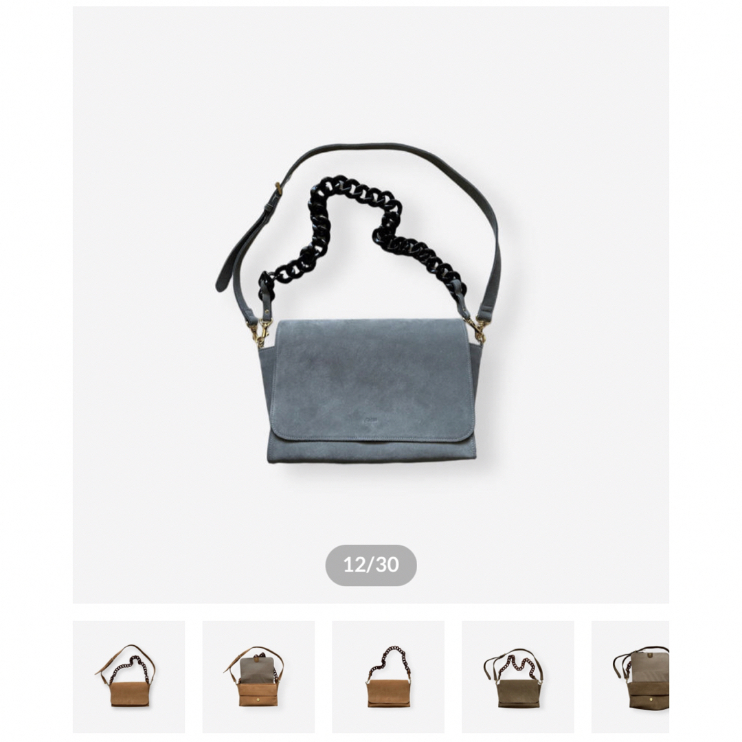 新品未使用chiiiibag Suède Chain Shoulder