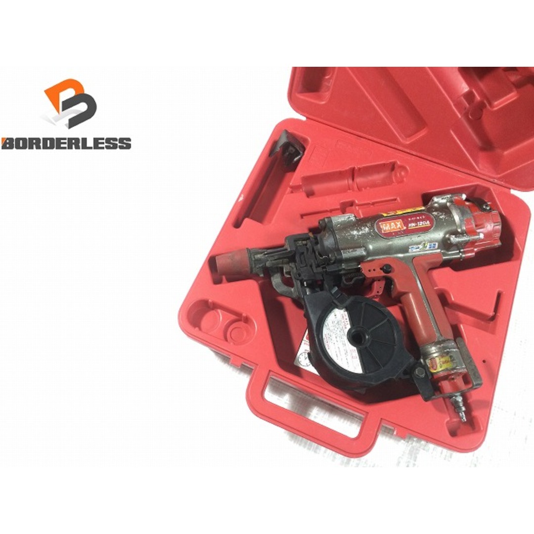 IP65防水 ▽マックス(MAX) コンクリートピンネイラ HN-120A 動作品