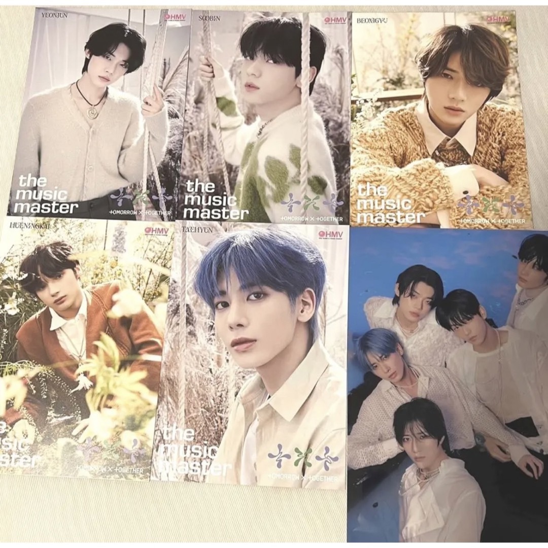 TOMORROW X TOGETHER(トゥモローバイトゥギャザー)のtxt トゥバ SWEET hmv フライヤー クリアファイル セット エンタメ/ホビーのCD(K-POP/アジア)の商品写真