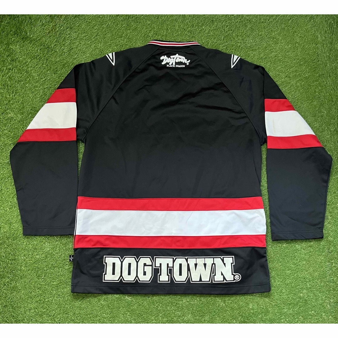 DOG TOWN(ドッグタウン)の90s DOG TOWNドックタウン 黒龍 ゲームシャツ メンズのトップス(Tシャツ/カットソー(七分/長袖))の商品写真