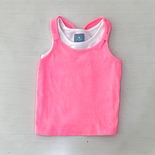 ベビーギャップ(babyGAP)のベビーギャップ　蛍光ピンクタンク　サイズ90(Tシャツ/カットソー)