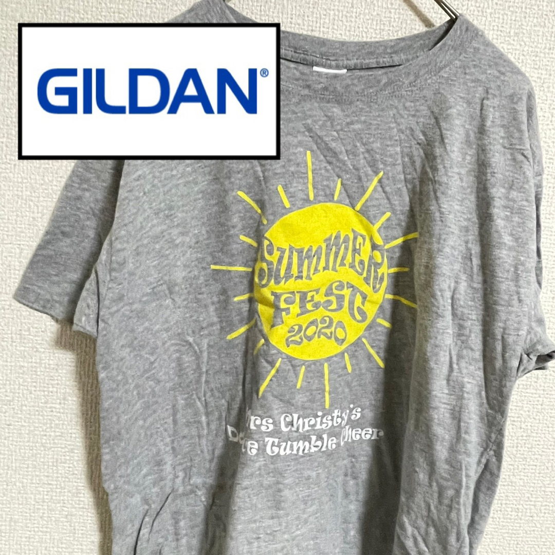 GILDAN(ギルタン)の●451 US 古着 サマーフェス GILDAN ギルダン 太陽 Tシャツ 半袖 メンズのトップス(Tシャツ/カットソー(半袖/袖なし))の商品写真
