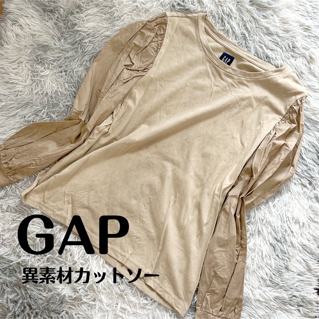 GAP(ギャップ)のGAP / 異素材カットソー レディースのトップス(カットソー(長袖/七分))の商品写真