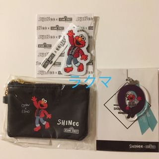 シャイニー(SHINee)のSHINee セサミストリート　オニュ  カードサイズポーチ　キーホルダー　(アイドルグッズ)