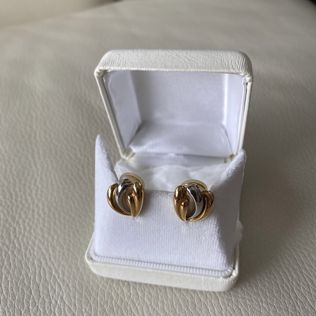 極美品】宝石.貴金属店で購入 Pt900.K18 イヤリング-