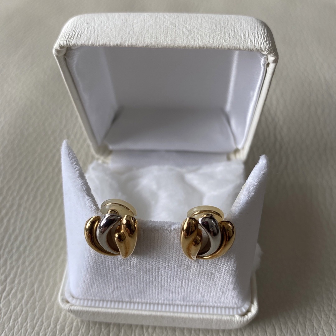 極美品】宝石.貴金属店で購入 Pt900.K18 イヤリング-