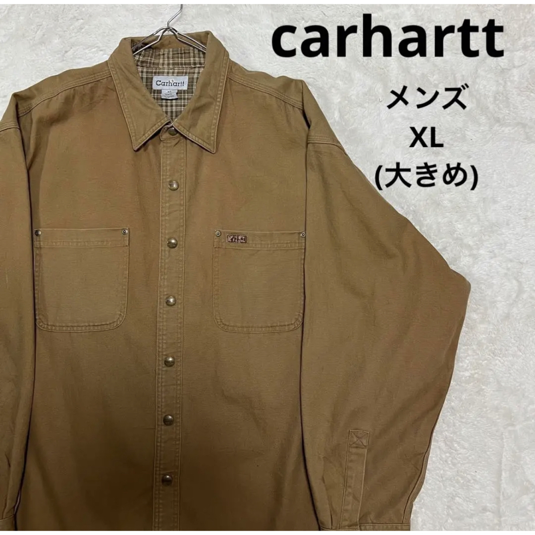 Carhartt カーハート　シャツジャケット コットン　メンズ XL ゆるダボ | フリマアプリ ラクマ
