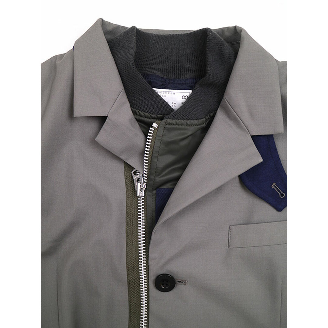 サカイ Suiting Jacket ドッキング3Bジャケット