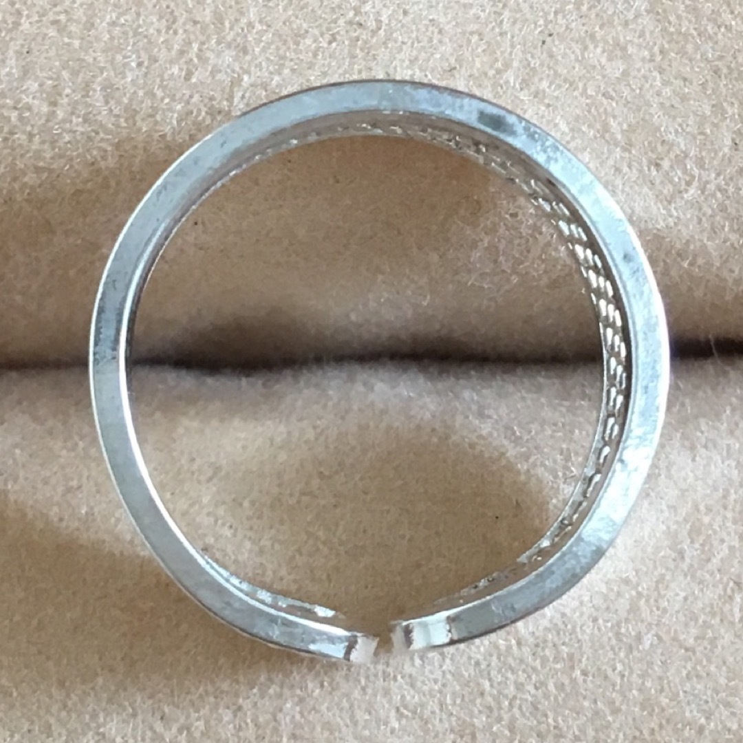 (1)つぶつぶ模様 ピンキーリング  シルバー ヴィンテージ  レディースのアクセサリー(リング(指輪))の商品写真