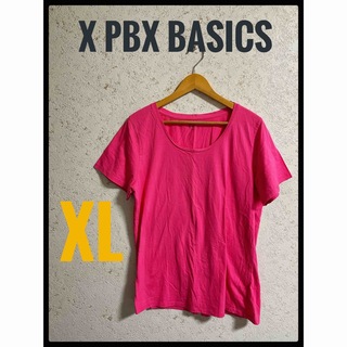 X PBX BASICS トレーニングシャツ　ピンク　XL(Tシャツ(半袖/袖なし))