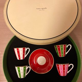 ケイトスペードニューヨーク(kate spade new york)の本日、限定！　新品未使用　激レア　ケイトスペード　デミタスカップ(グラス/カップ)