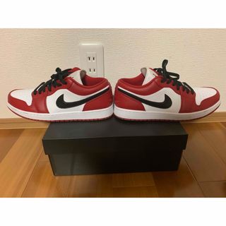 ジョーダン(Jordan Brand（NIKE）)のNIKE AIR JORDAN 1 LOW "GYM RED/WHITE"(スニーカー)