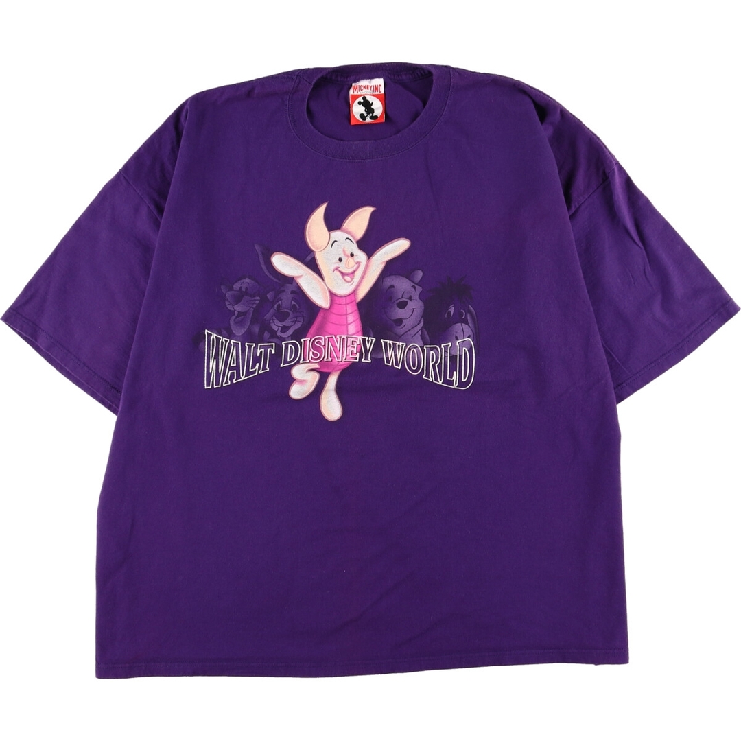 90年代 MICKY.INC PIGLET ピグレット キャラクタープリントTシャツ メンズXXL ヴィンテージ /eaa350349