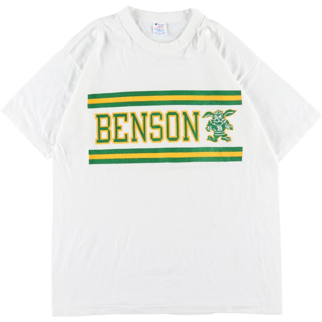 80年代 チャンピオン Champion トリコタグ BENSON カレッジTシャツ メンズM ヴィンテージ /eaa350080