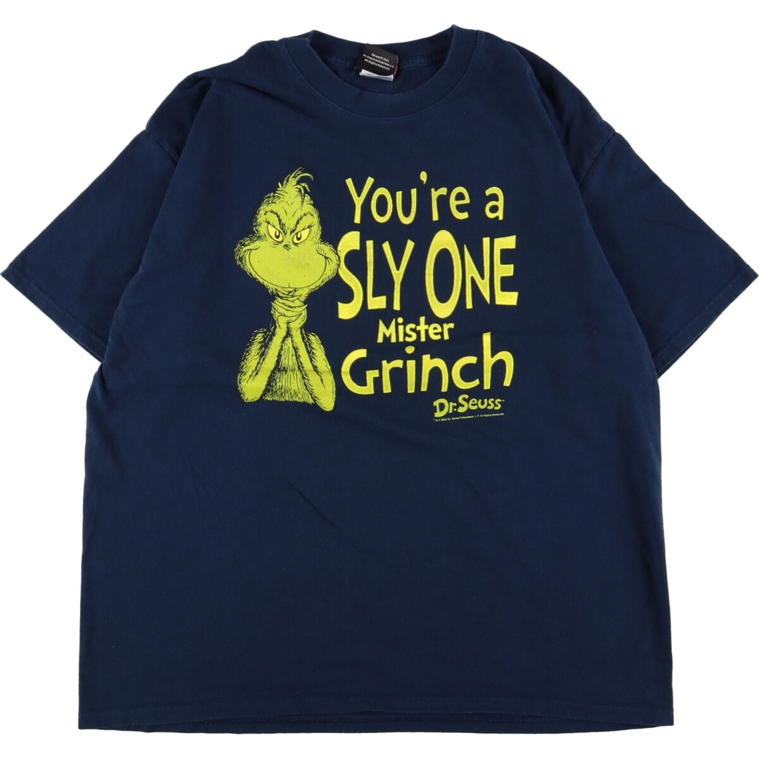 Dr.Seuss THE GRINCH グリンチ キャラクタープリントTシャツ メンズXL /eaa350339