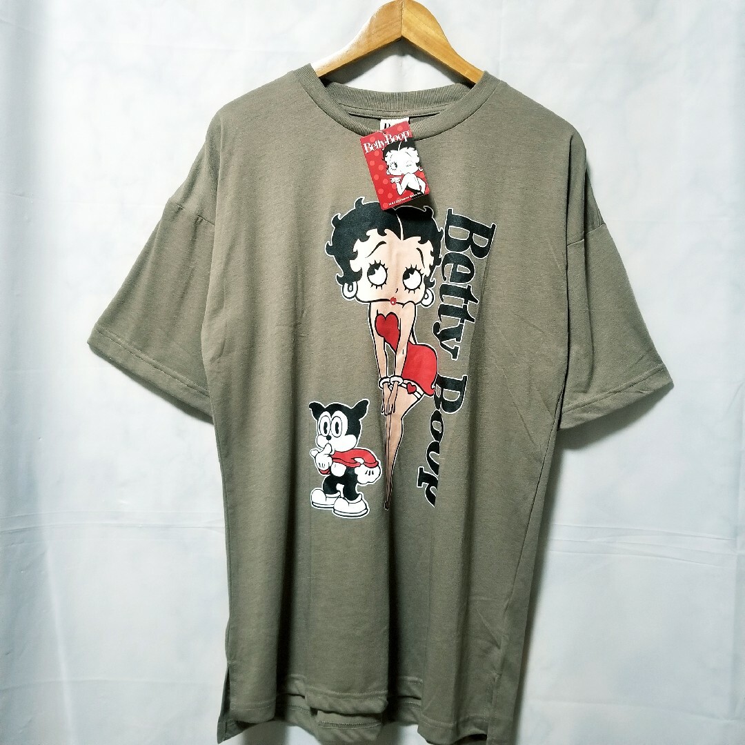 Betty Boop(ベティブープ)のベティーブープ ベティちゃん 服  新品　半袖 Tシャツ　フリー メンズのトップス(Tシャツ/カットソー(半袖/袖なし))の商品写真