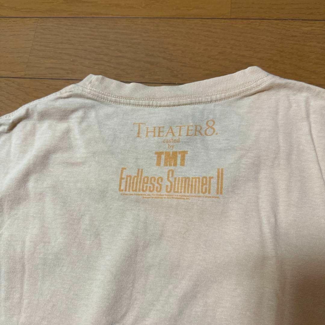 TMT(ティーエムティー)のTMT×Theater8×エンドレスサマーコラボTシャツ　ベージュ メンズのトップス(Tシャツ/カットソー(半袖/袖なし))の商品写真