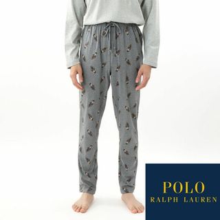 ポロラルフローレン(POLO RALPH LAUREN)の【新品タグ付き】ポロラルフローレン ポロベアロングパンツ メンズLL チャコール(その他)