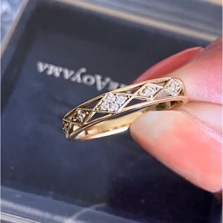 Vendome Aoyama - 透かし編み ダイヤモンドリング k18の通販 by kazu