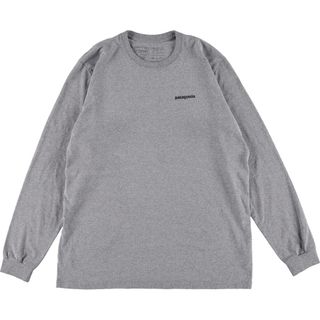 パタゴニア(patagonia)の古着 パタゴニア Patagonia REGULAR FIT 両面プリント ロングTシャツ ロンT メンズL /eaa349833(Tシャツ/カットソー(半袖/袖なし))