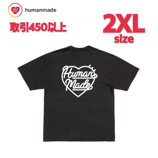 ヒューマンメイド(HUMAN MADE)のHUMAN MADE HEART BADGE T-SHIRT BLACK 2XL(Tシャツ/カットソー(半袖/袖なし))