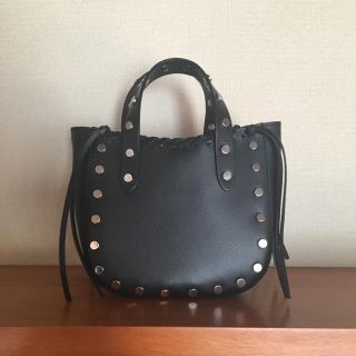 ザラ(ZARA)のZARA ザラ ハンドバッグ スタッズ(ハンドバッグ)