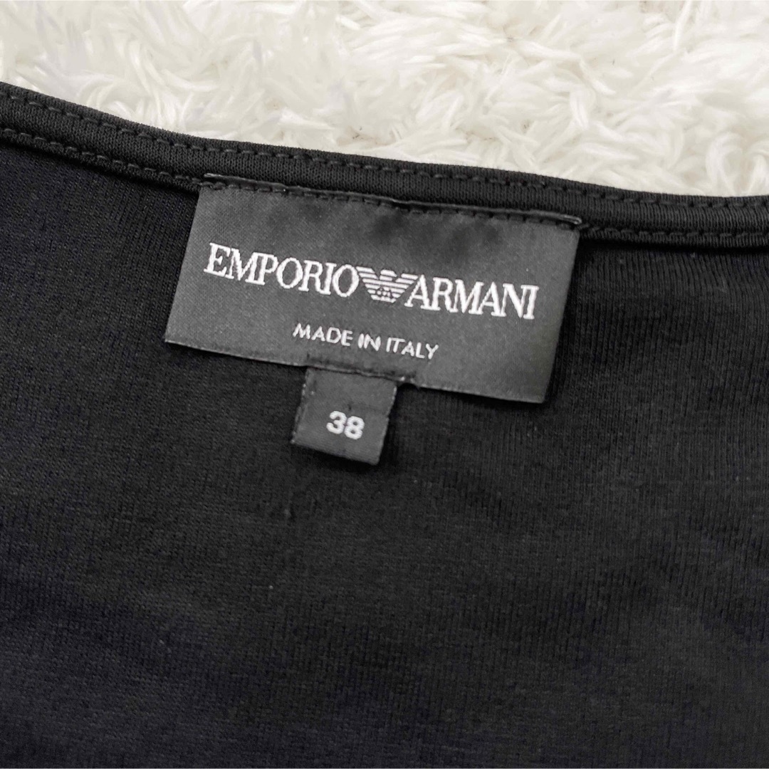 Emporio Armani(エンポリオアルマーニ)のEMPORIO ARMANI エンポリオアルマーニ　フリルカットソー　トップス メンズのトップス(Tシャツ/カットソー(半袖/袖なし))の商品写真