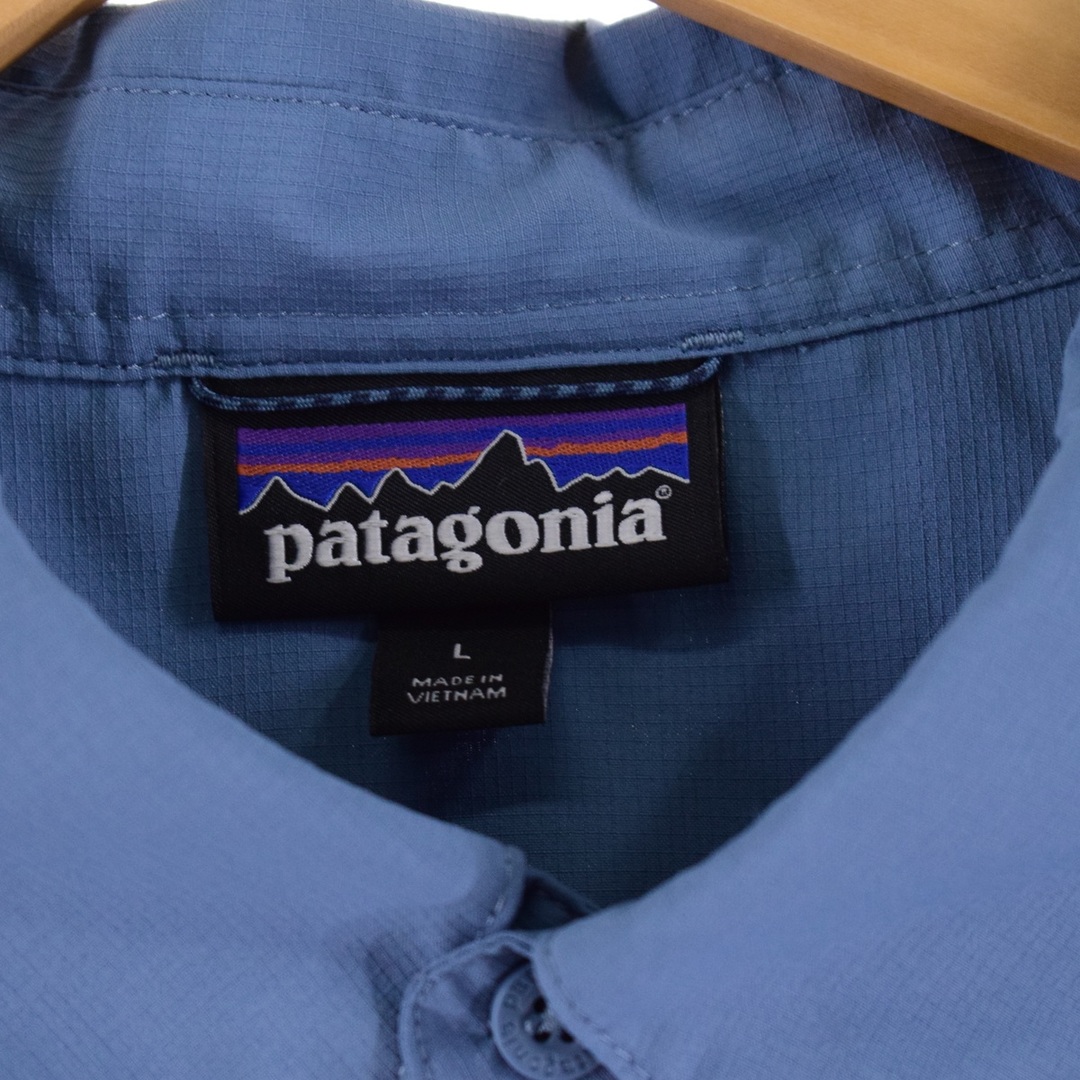 パタゴニア Patagonia 半袖 ボタンダウンシャツ メンズL /eaa350307