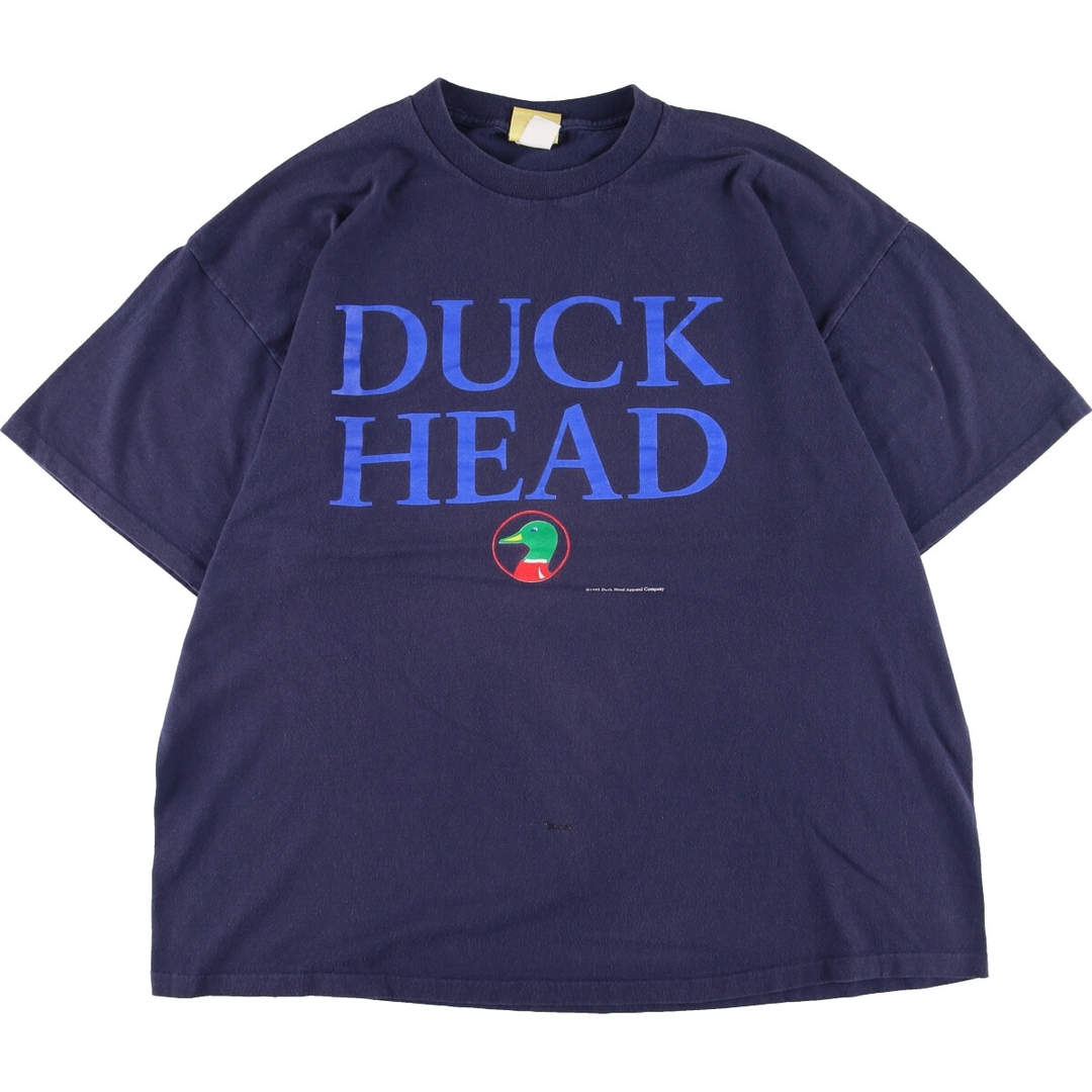 90年代 DUCK HEAD プリントTシャツ USA製 メンズXXL ヴィンテージ /eaa349483