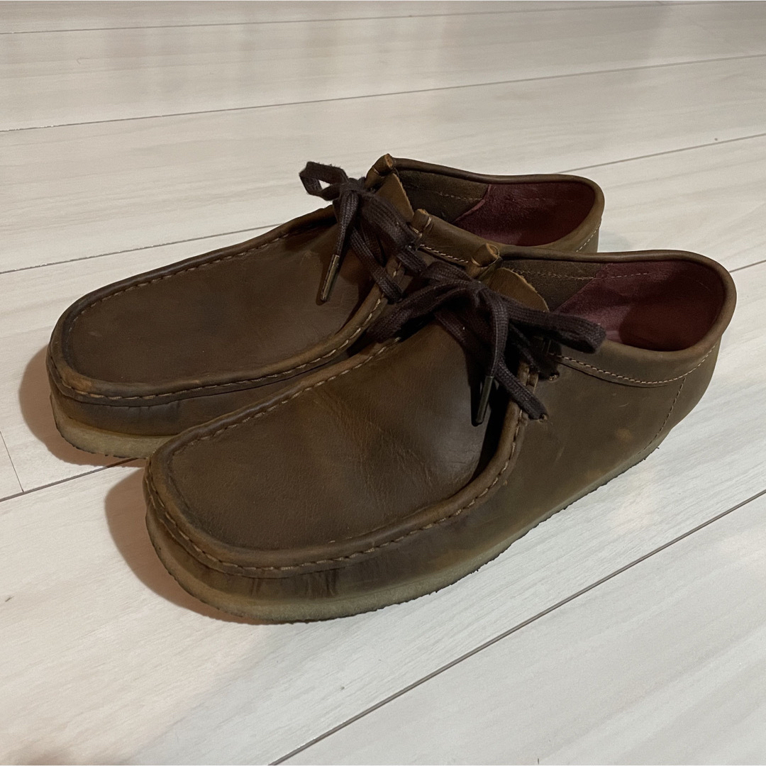 クラークス WALLABEE BOOT ワラビー ブーツ BEESWAX UK8