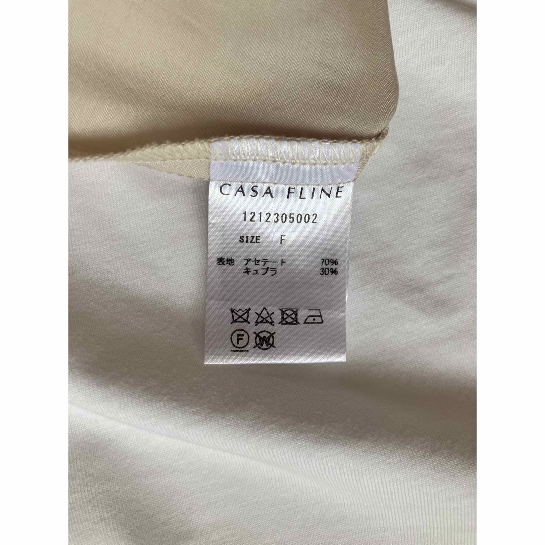 CASA FLINE - CASA FLINE アセテートサテンキャミドレスの通販 by し