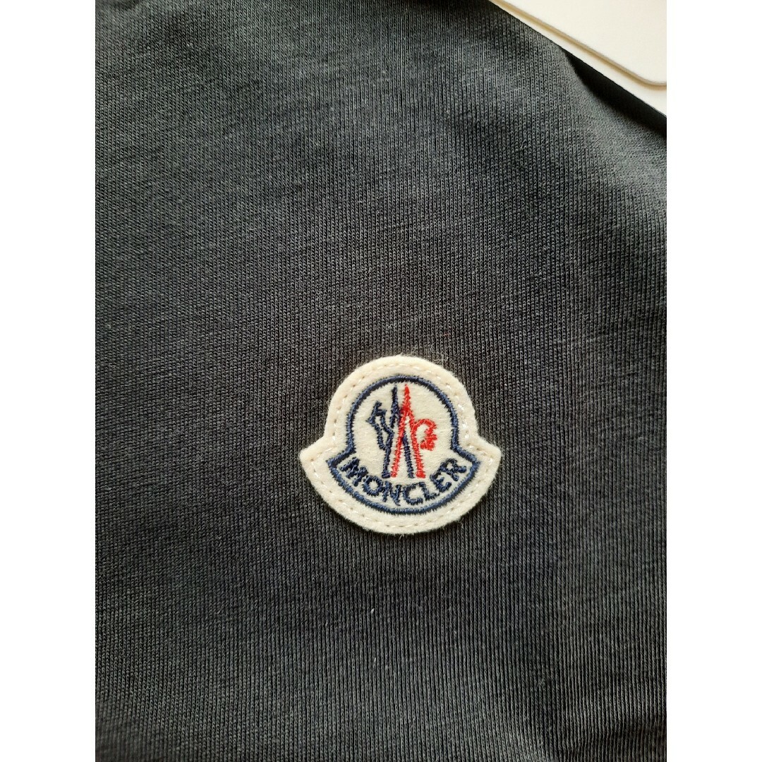 ⭐2023SS/新品 MONCLER ロゴTシャツ ブラック 12A/XS