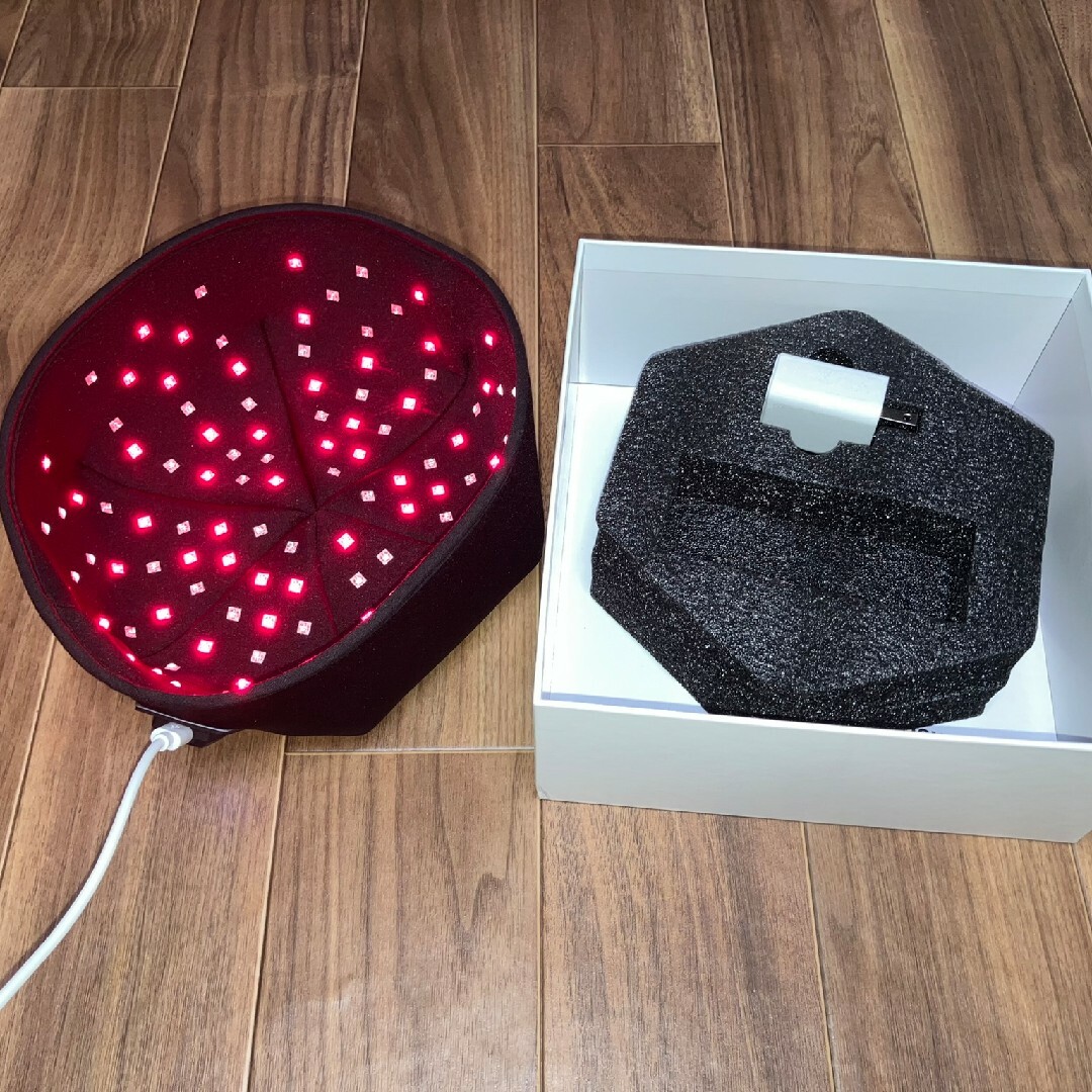 LED育毛キャップ 帽子タイプ　新品　ブラック