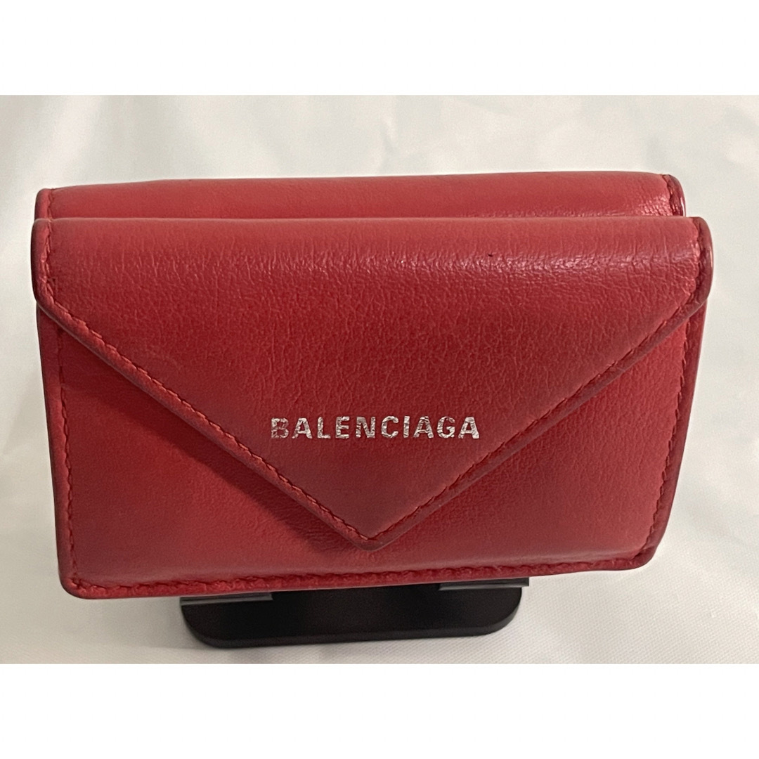 【美品】　BALENCIAGA バレンシアガ ペーパーミニウォレット　財布