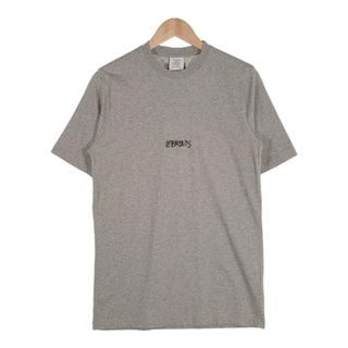 ヴェトモン 20AW プリントTシャツ グレー  サイズ XS(Tシャツ/カットソー(半袖/袖なし))