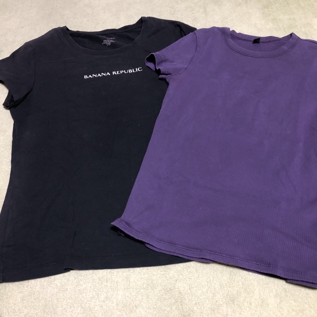 UNIQLO(ユニクロ)のTシャツ2点 レディースのトップス(Tシャツ(半袖/袖なし))の商品写真