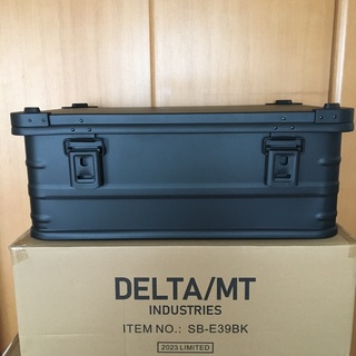 新品 2個セット DELTA  SB-E39BK アルミコンテナ 限定ブラック 