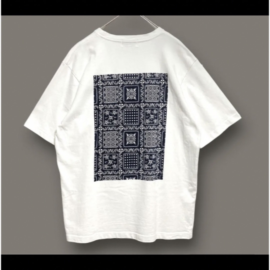 Reyn Spooner(レインスプーナー)のレインスプーナー Reyn Spooner Tシャツ 刺繍 バクプリ L 白 メンズのトップス(Tシャツ/カットソー(半袖/袖なし))の商品写真